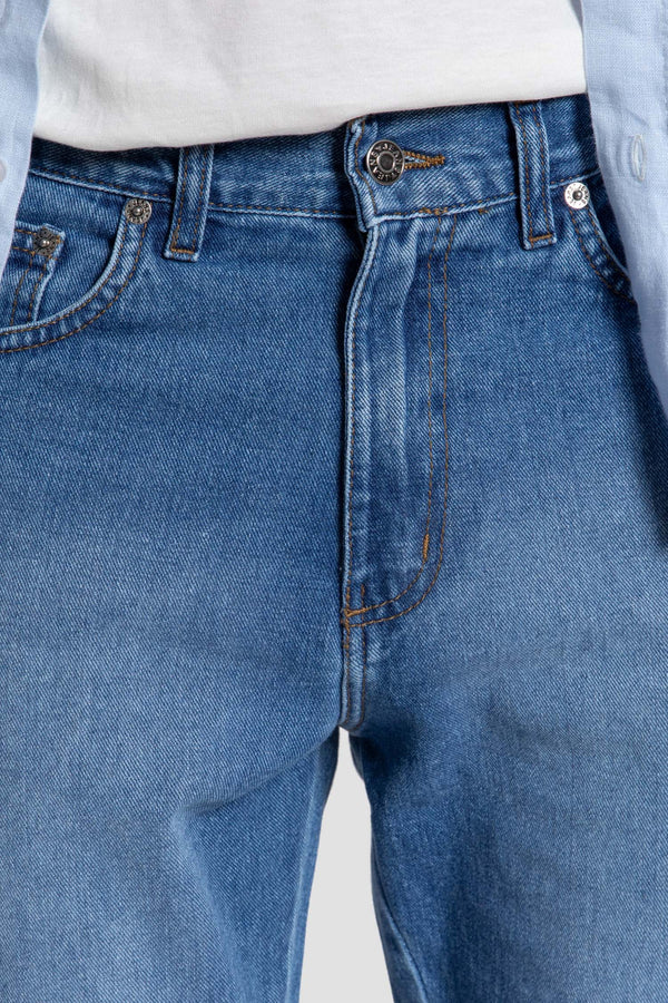 Pantalón vaquero sport ácido