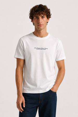 Camiseta Horse Raicing Blanca