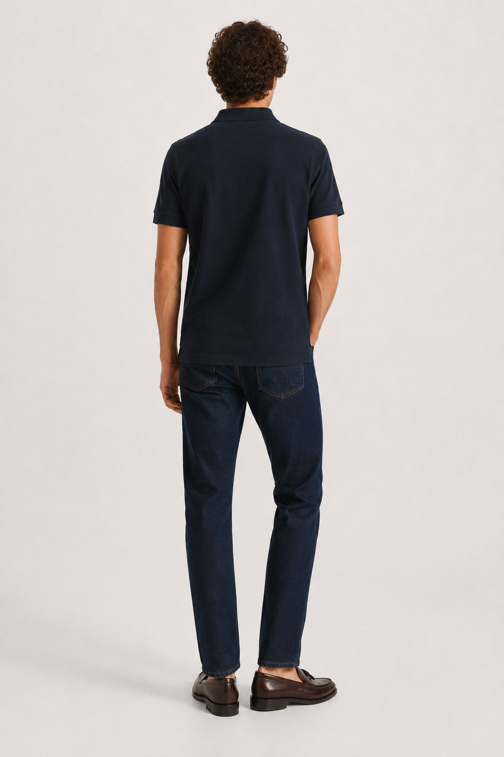 Polo cropped 425-23-0.25180 - AZUL MARINHO