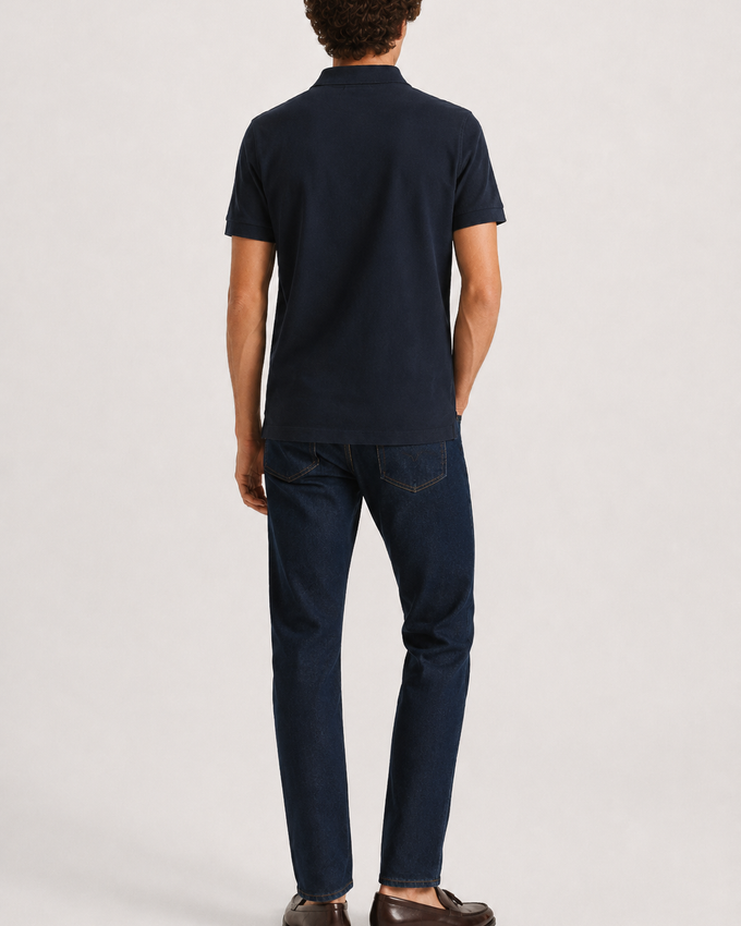 Polo cropped 425-23-0.25180 - AZUL MARINHO