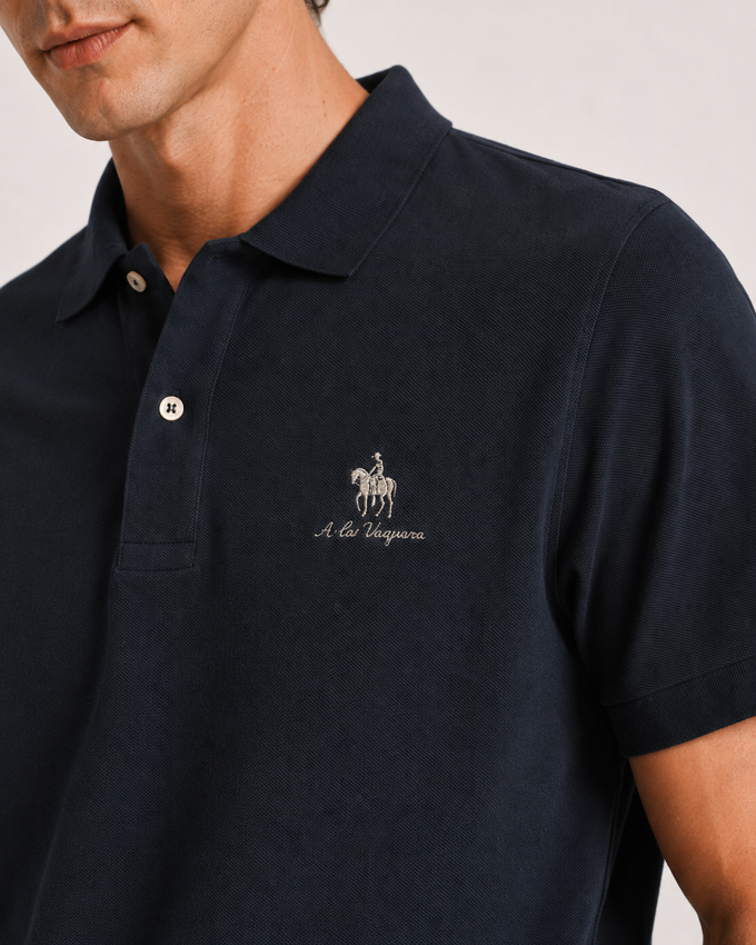 Polo cropped 425-23-0.25180 - AZUL MARINHO