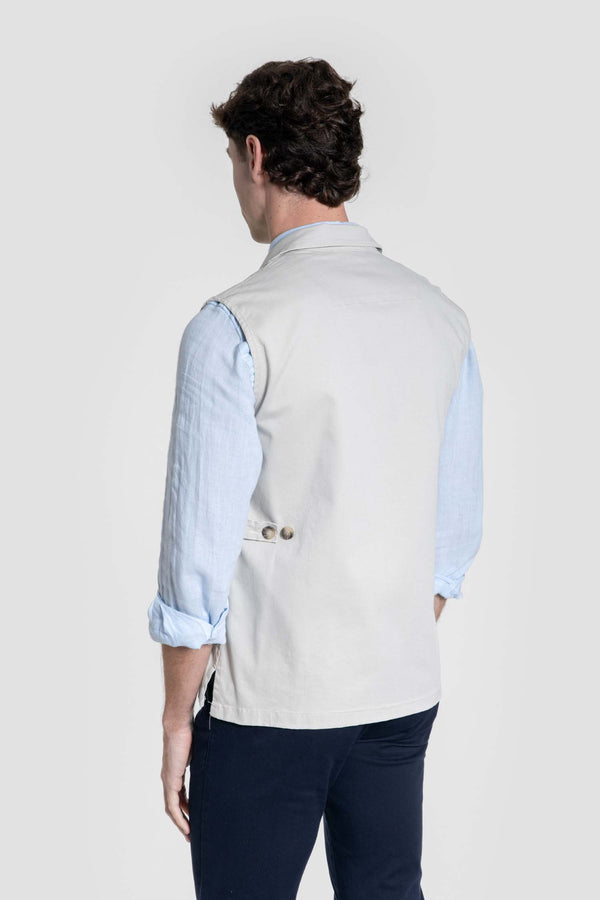 Chaleco Huelva Color Hueso