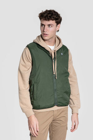 Chaleco Reversible kaki