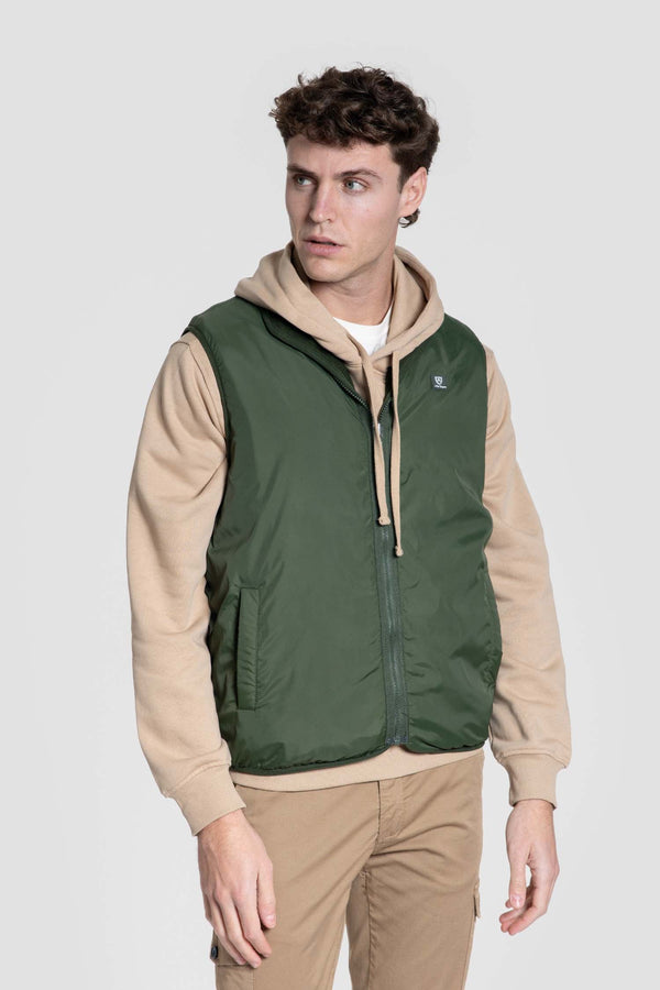 Chaleco Reversible kaki
