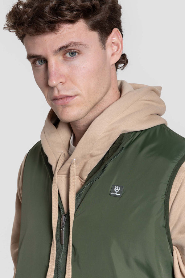 Chaleco Reversible kaki