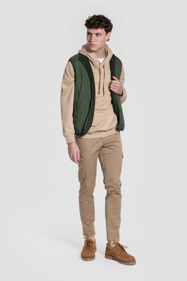 Chaleco Reversible kaki