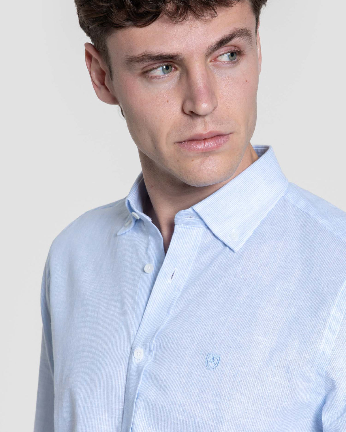 Regular Fit Sky Blue Shirt