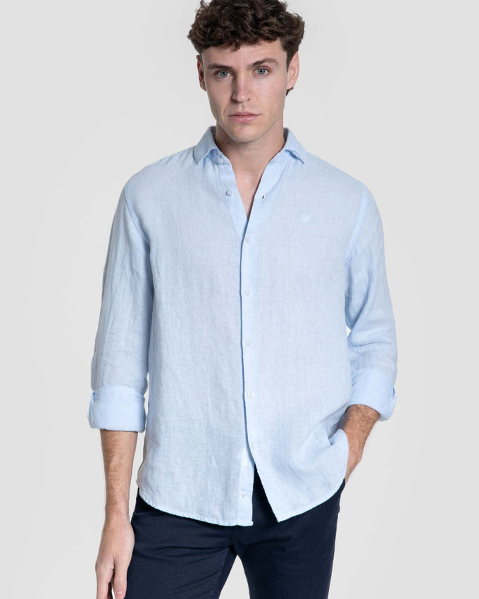Light Blue Linen Shirt