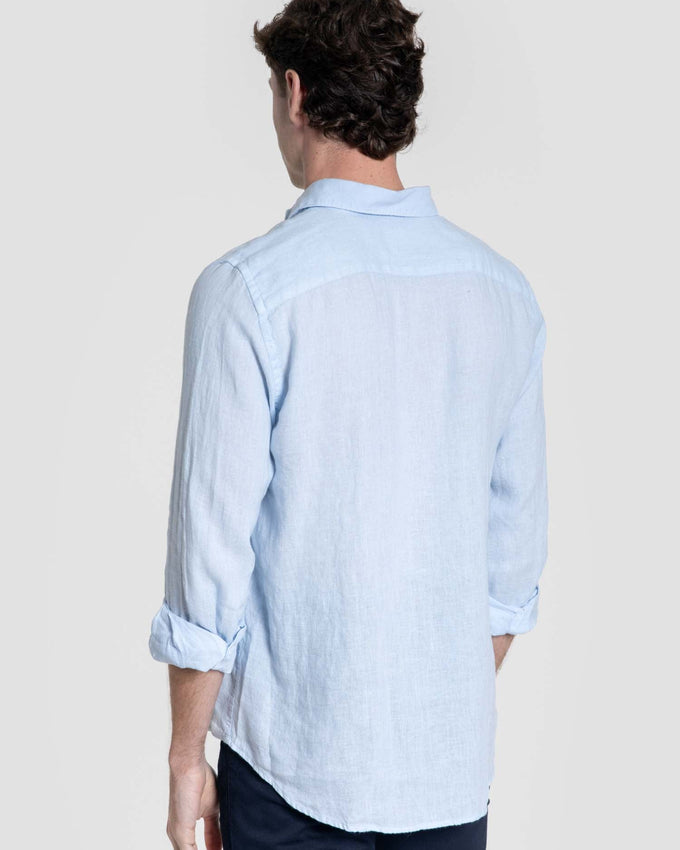 Light Blue Linen Shirt