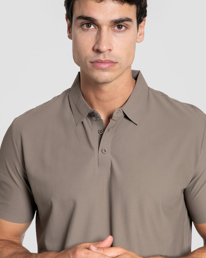 Polo de malha técnica