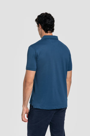 Polo Relieve Azul Noche