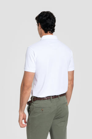 Polo Relieve Blanco