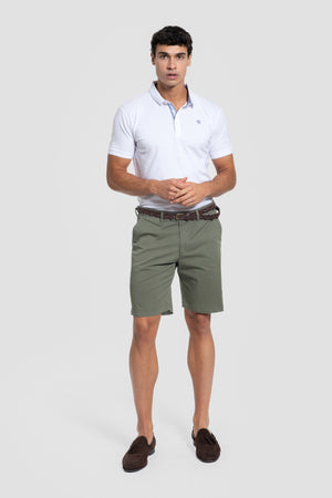 Polo Relieve Blanco
