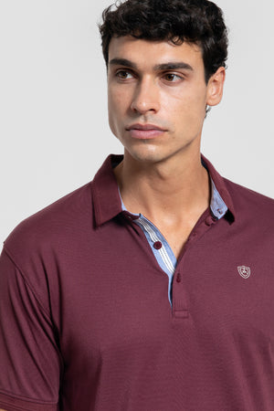 Polo Relieve Burdeos
