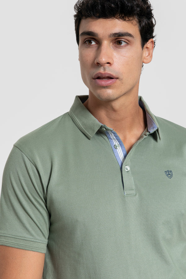 Polo Relieve Menta