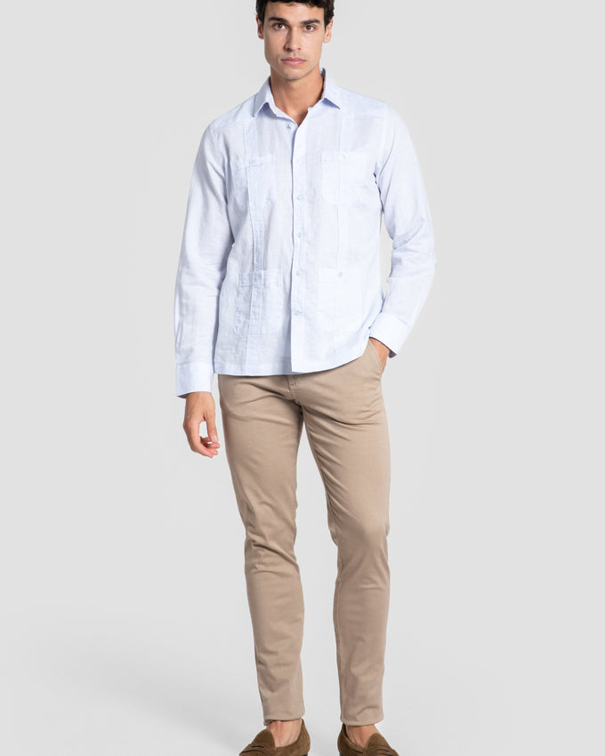 Guayabera Celeste