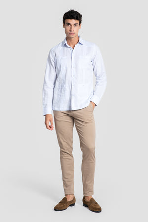 Guayabera Celeste