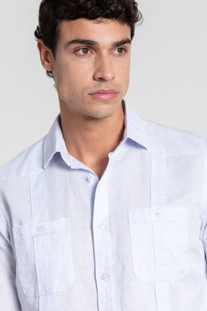 Guayabera Celeste