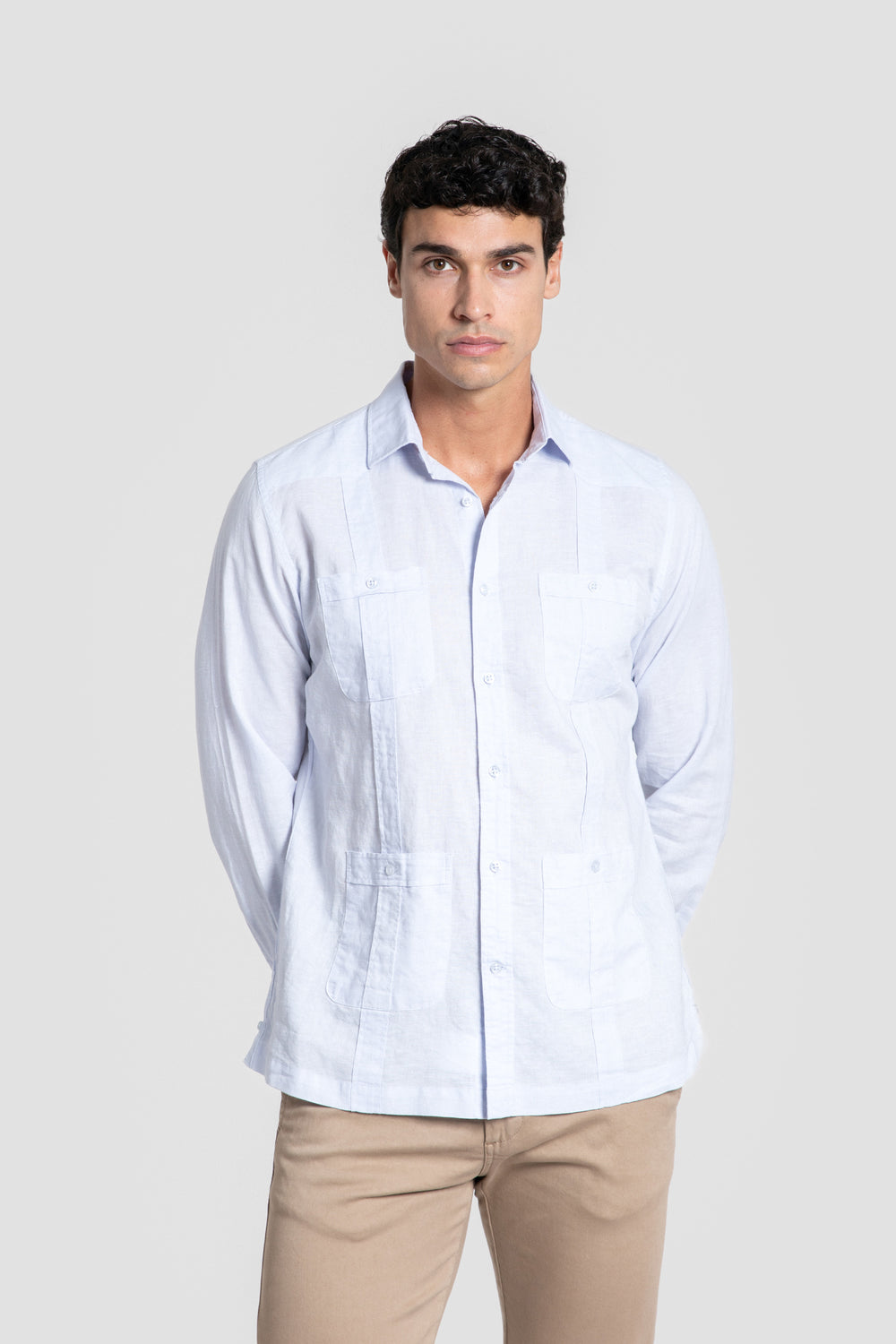Guayabera Celeste