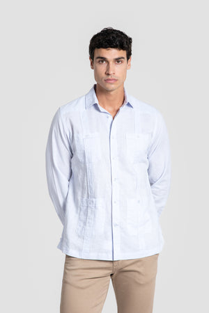 Guayabera Celeste