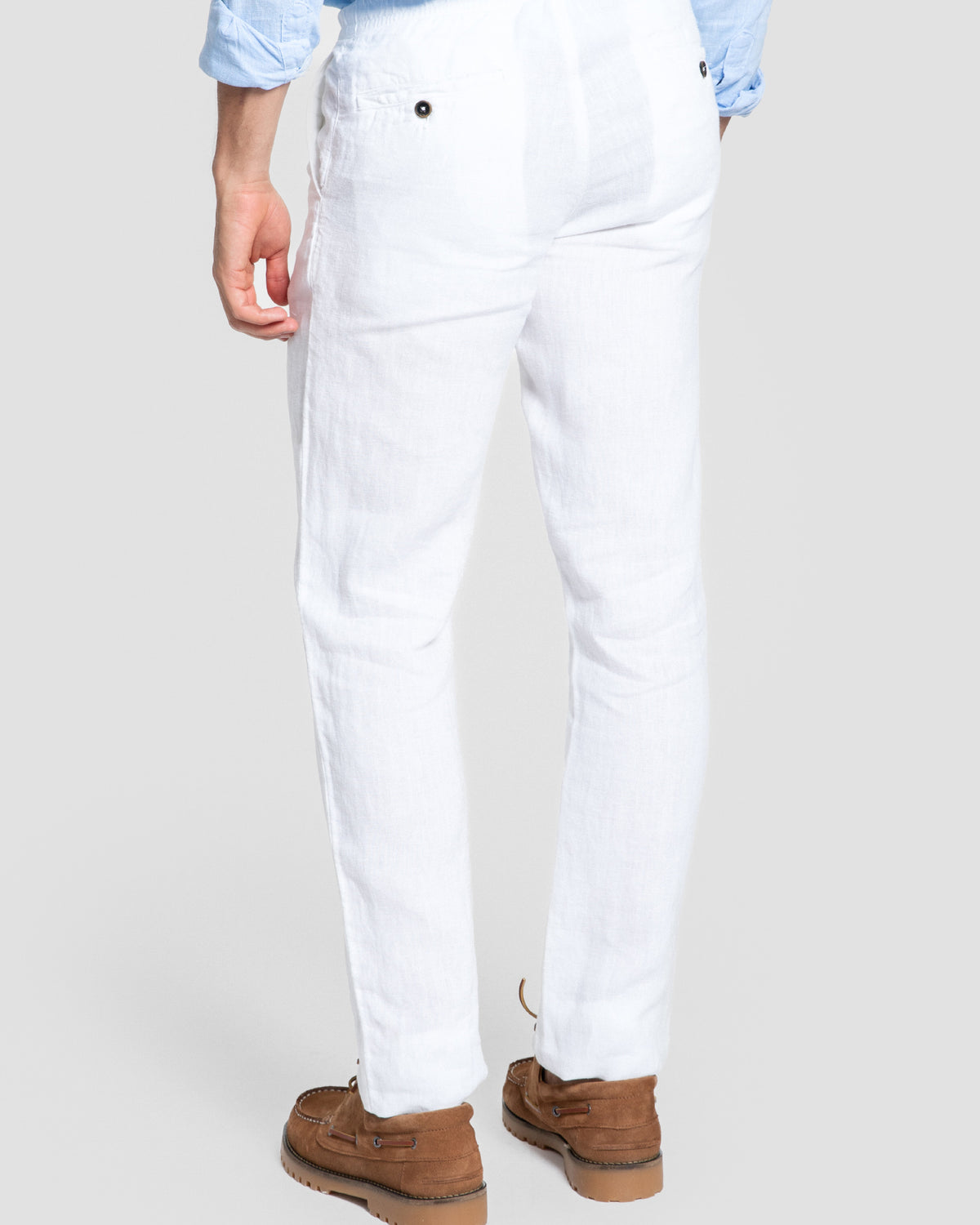 Pantalón Lino 100% Blanco