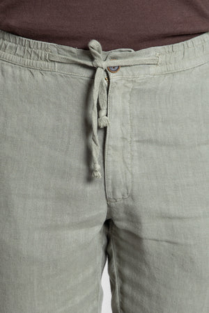 Toronto 100% Linen Pants - 0.34317 - KHAKI