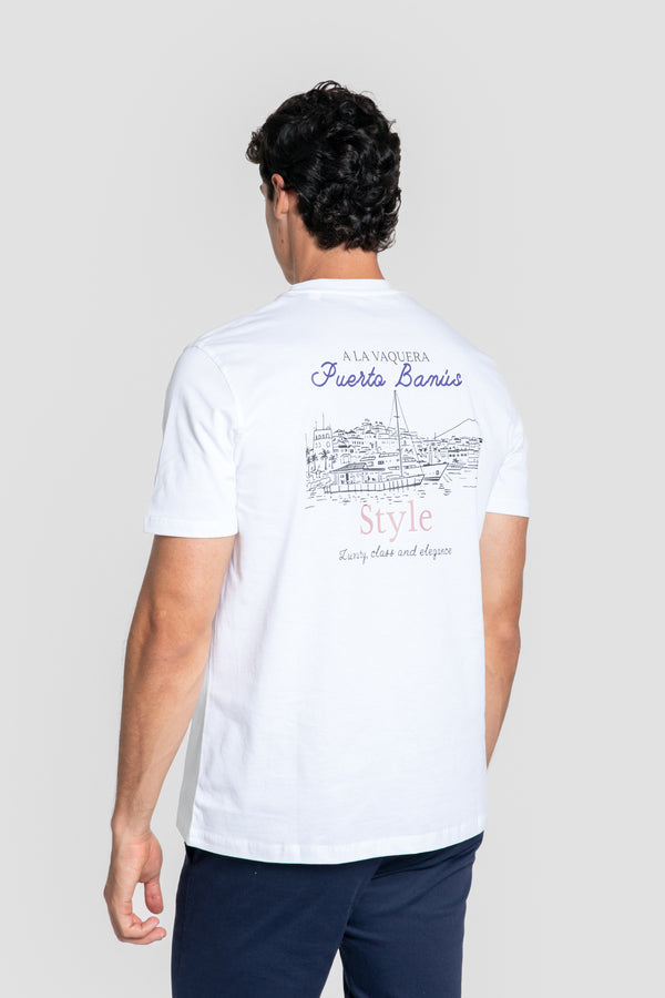 Camiseta Puerto Banus Blanca