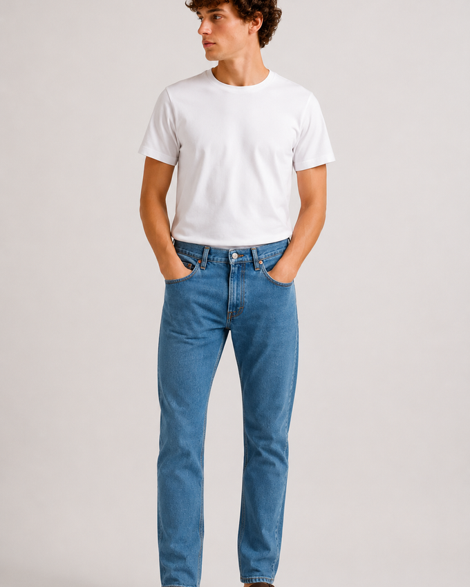 Vaquero Slim Fit Azul Claro