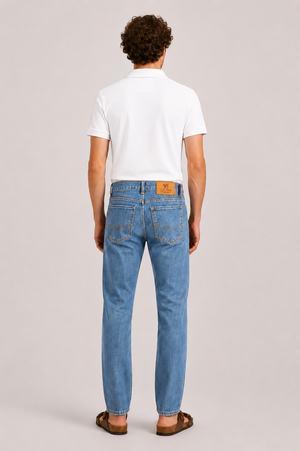 Vaquero Slim Fit Azul Claro