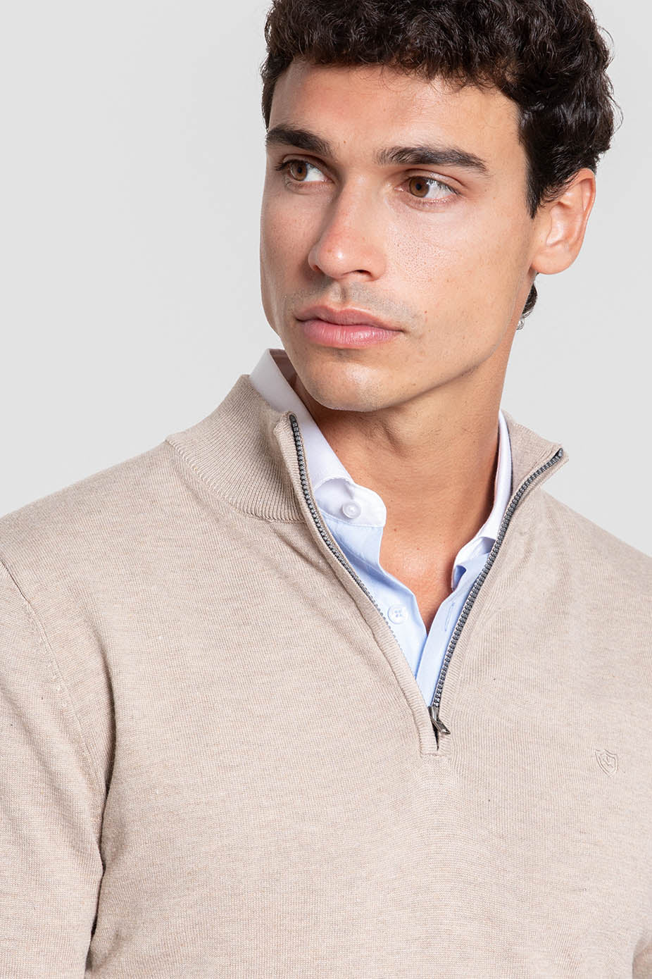Jersey Cremallera Punto Fino