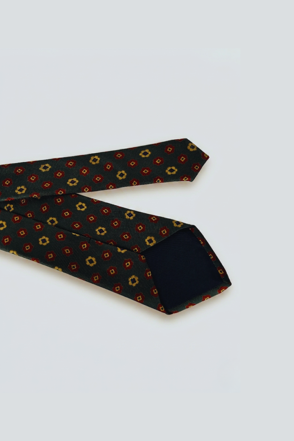 Corbata Kaki Estampada