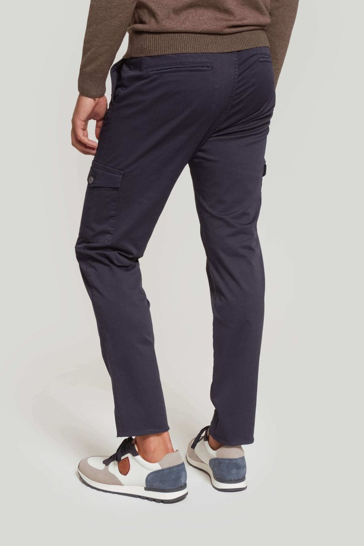 CHINO CARGO NAVY BLUE