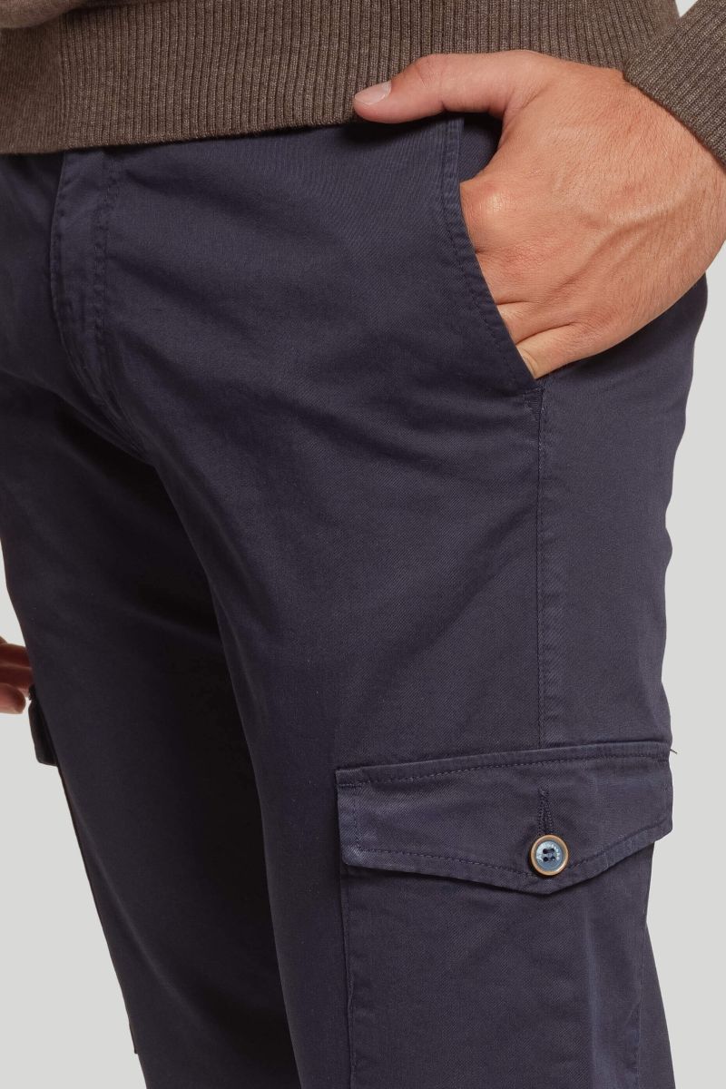 CHINO CARGO NAVY BLUE