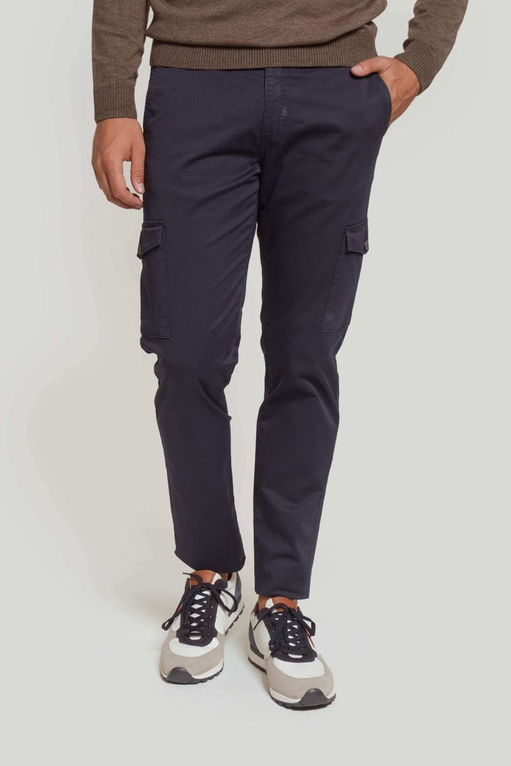 CHINO CARGO NAVY BLUE