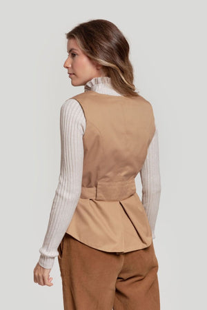 Chaleco Romeria Camel