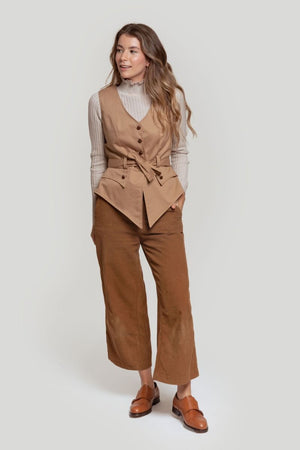 Chaleco Romeria Camel