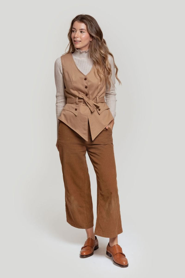 Chaleco Romeria Camel
