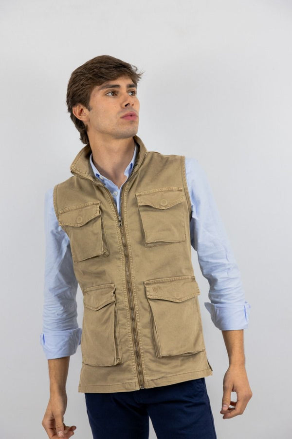 Chaleco Huelva Camel