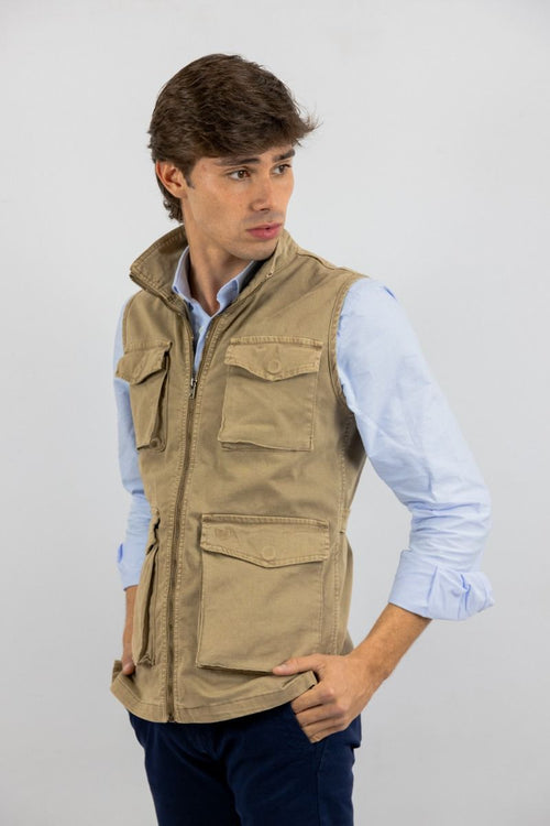 Chaleco Huelva Camel