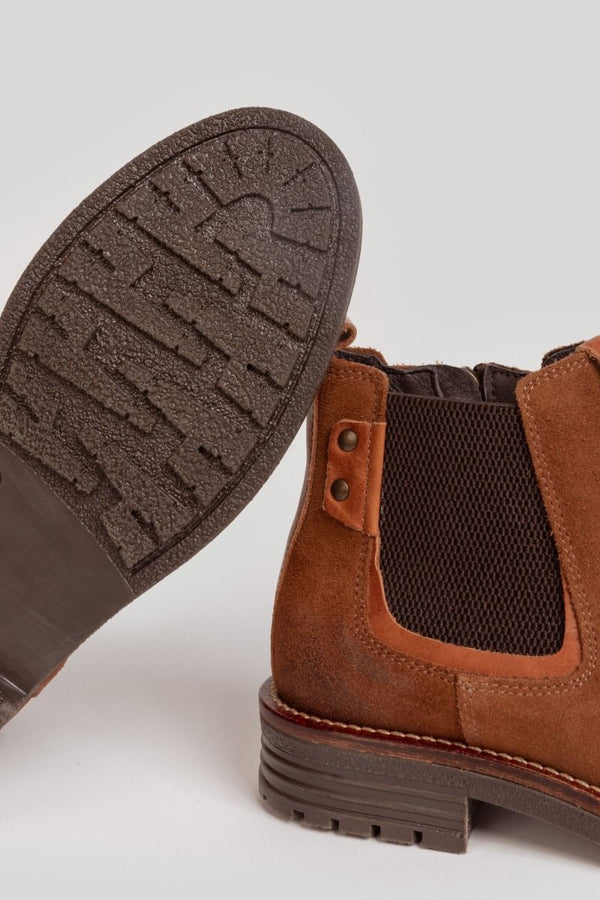 Bota Serraje Camel