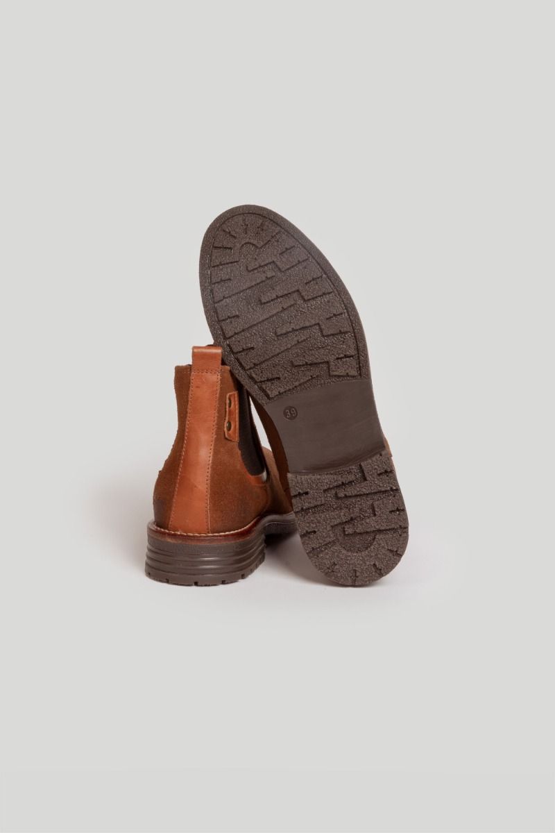 Bota Serraje Camel
