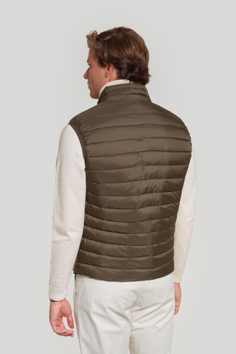 KHAKI HORSE DOWN VEST