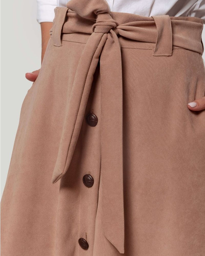 Falda Antelina camel