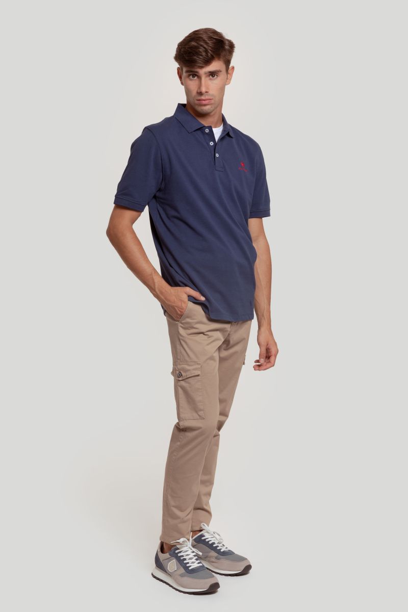 POLO DENIM AZUL