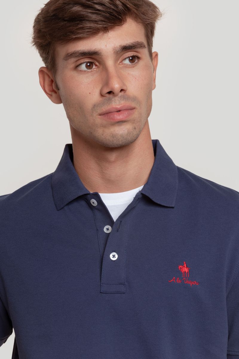 POLO DENIM AZUL