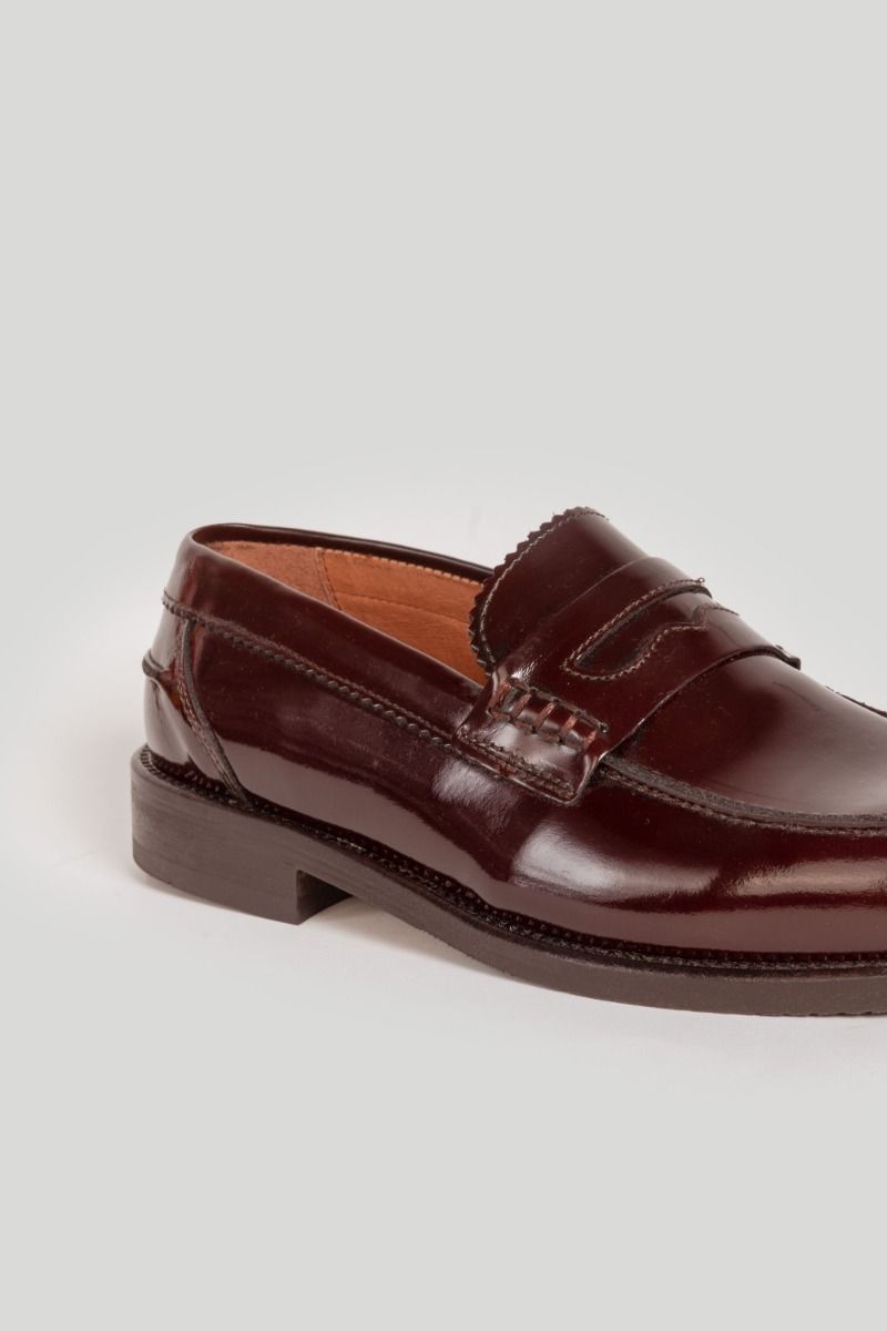 Mocasín Antifaz Hombre Burdeos