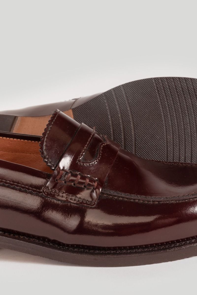 Mocasín Antifaz Hombre Burdeos
