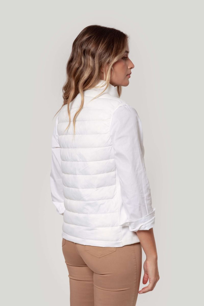 WHITE PADDED LEAGUE VEST