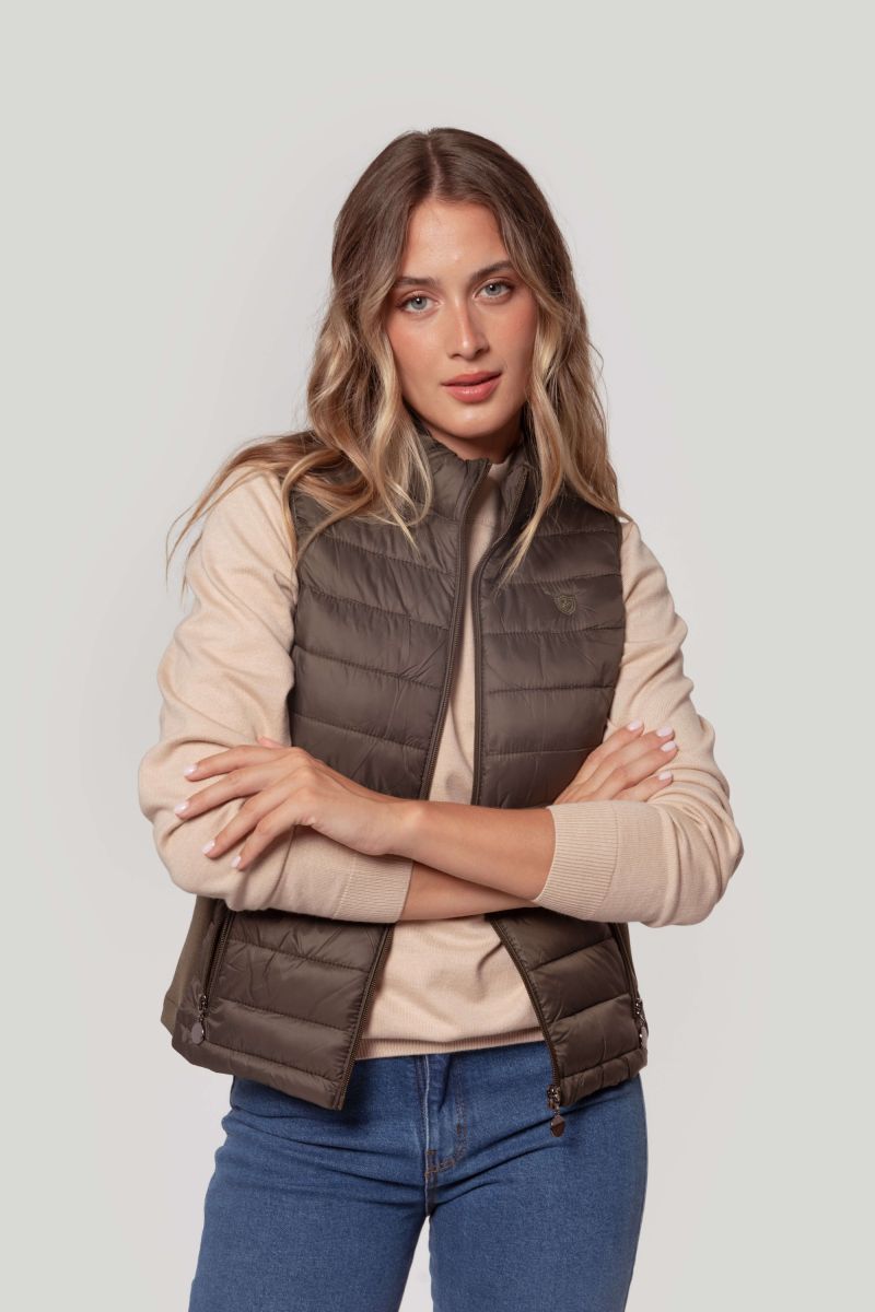 KHAKI LIGUILLA PADDED VEST