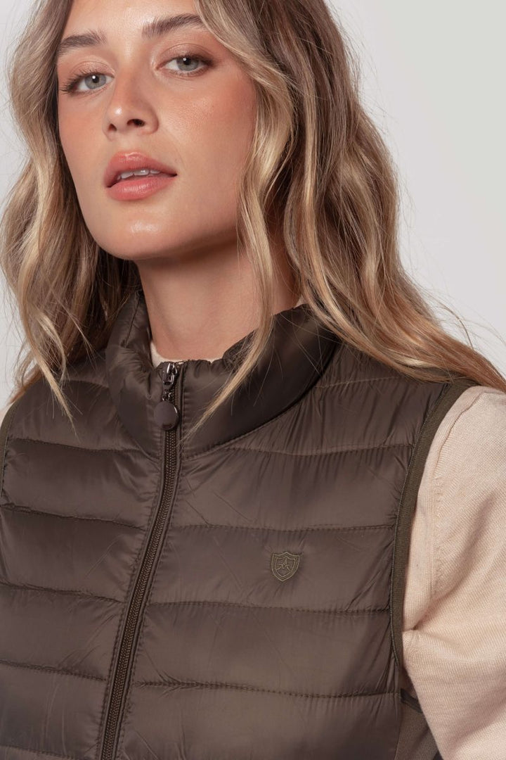 KHAKI LIGUILLA PADDED VEST